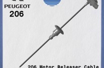 PEUGEOT 206 Motor Releaser Cable