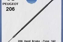 PEUGEOT 206 Hand Brake – Type 1&2