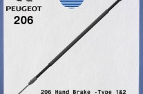 PEUGEOT 206 Hand Brake – Type 1&2